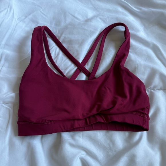 lululemon athletica Other - burgundy lululemon sports bra